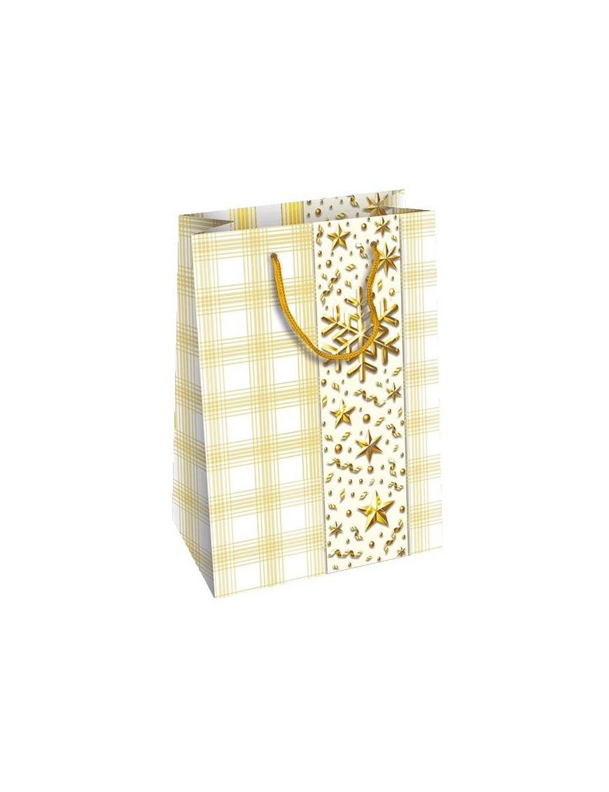 CHRISTMAS SHOPPER WHITE XMAS 18x11x23