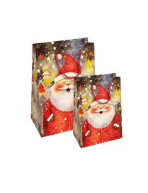 CHRISTMAS SHOPPER BABBO NATALE 33x10x45