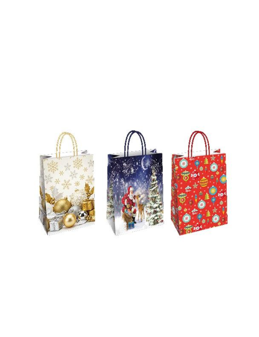 CHRISTMAS SHOPPER DI CARTA COLORI ASSORTITI  54x14x50