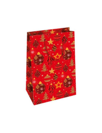 CHRISTMAS SHOPPER JINGLE BELLS 25x12x35cm
