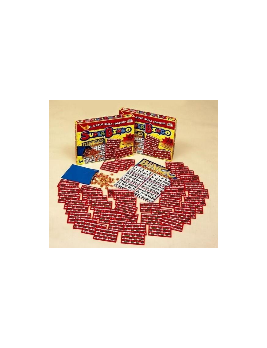 TOMBOLA SUPER BINGO 24 CARTELLE