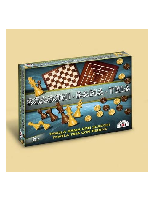 DRAWERS WITH CHESS + TRIA WITH CHESS