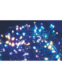 AZZURRO/ROSA LED EST.  300 LUCI 9mt+2C