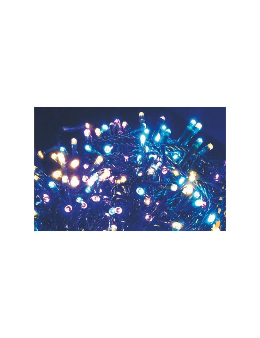 AZZURRO/ROSA LED EST.  500 LUCI 15mt+2