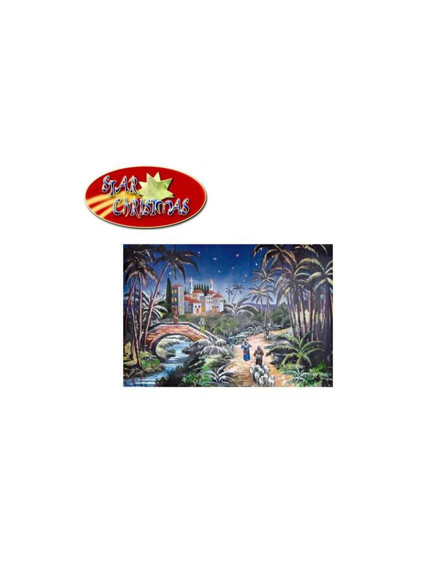 BACKGROUND PAPER WITH CHARACTERS 70x100 CENTIMETERS