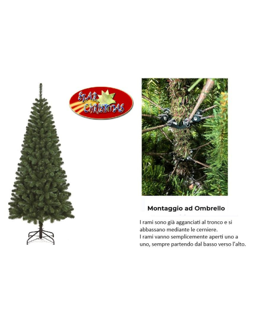 GREEN YUKON TREE 240cm 1056 BRANCHES