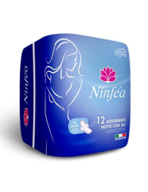 NINFEA ASSORBENTI C/ALI NOTTE 12pz