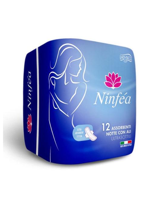 NINFEA ASSORBENTI C/ALI NOTTE 12pz