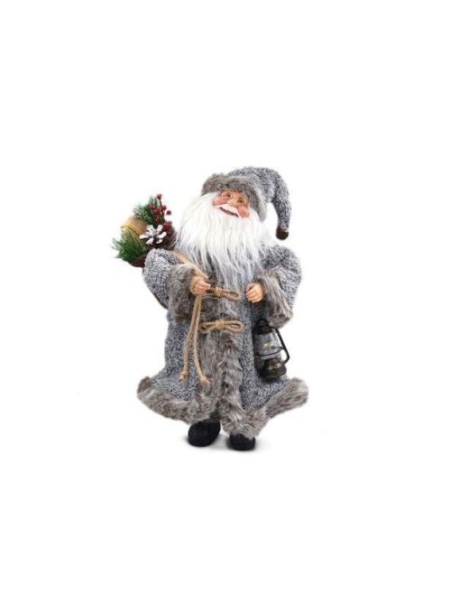 BABBO NATALE VESTITO MARRONE 65cm