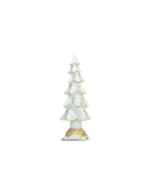ALBERO CERAMICA BIANCO CON LUCE 60cm