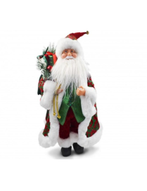 BABBO NATALE ABITO ROSSO 50cm