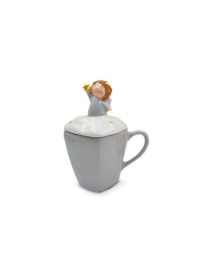 BICCHIERE CON COPERCHIO 16cm