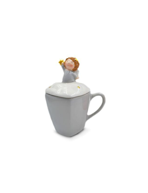 BICCHIERE CON COPERCHIO 16cm