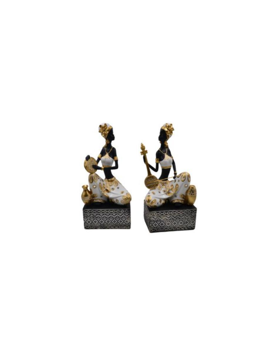 RESIN WOMAN FIGURE 14x29cm