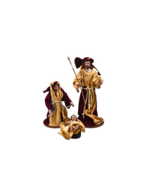 NATIVITA' ABITI STOFFA BORDEAUX 25x38cm