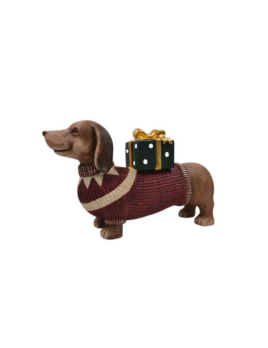 47cm Dachshund Dog Resin Decoration