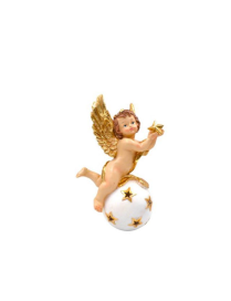 GOLDEN ANGEL ON SPHERE 19x28cm