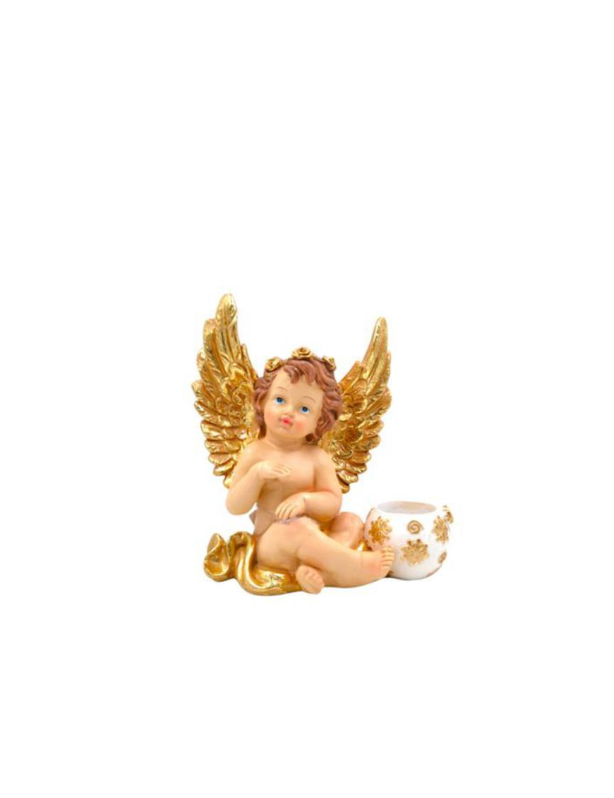 GOLDEN ANGEL RESIN 17x20cm