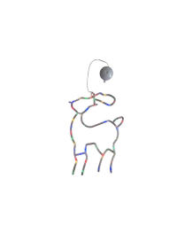 LIGHT UP REINDEER 28x41cm