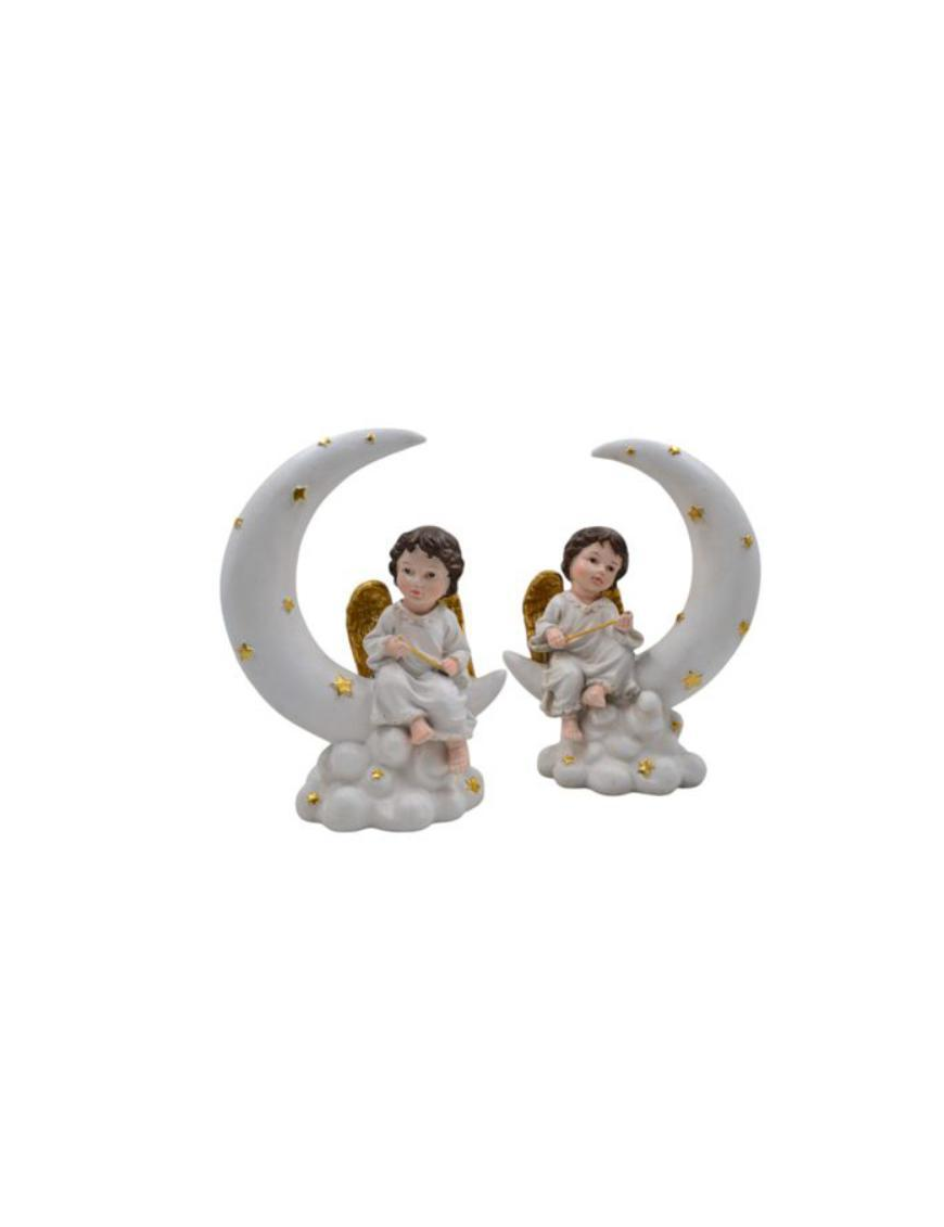 WHITE RESIN ANGEL 16x20cm