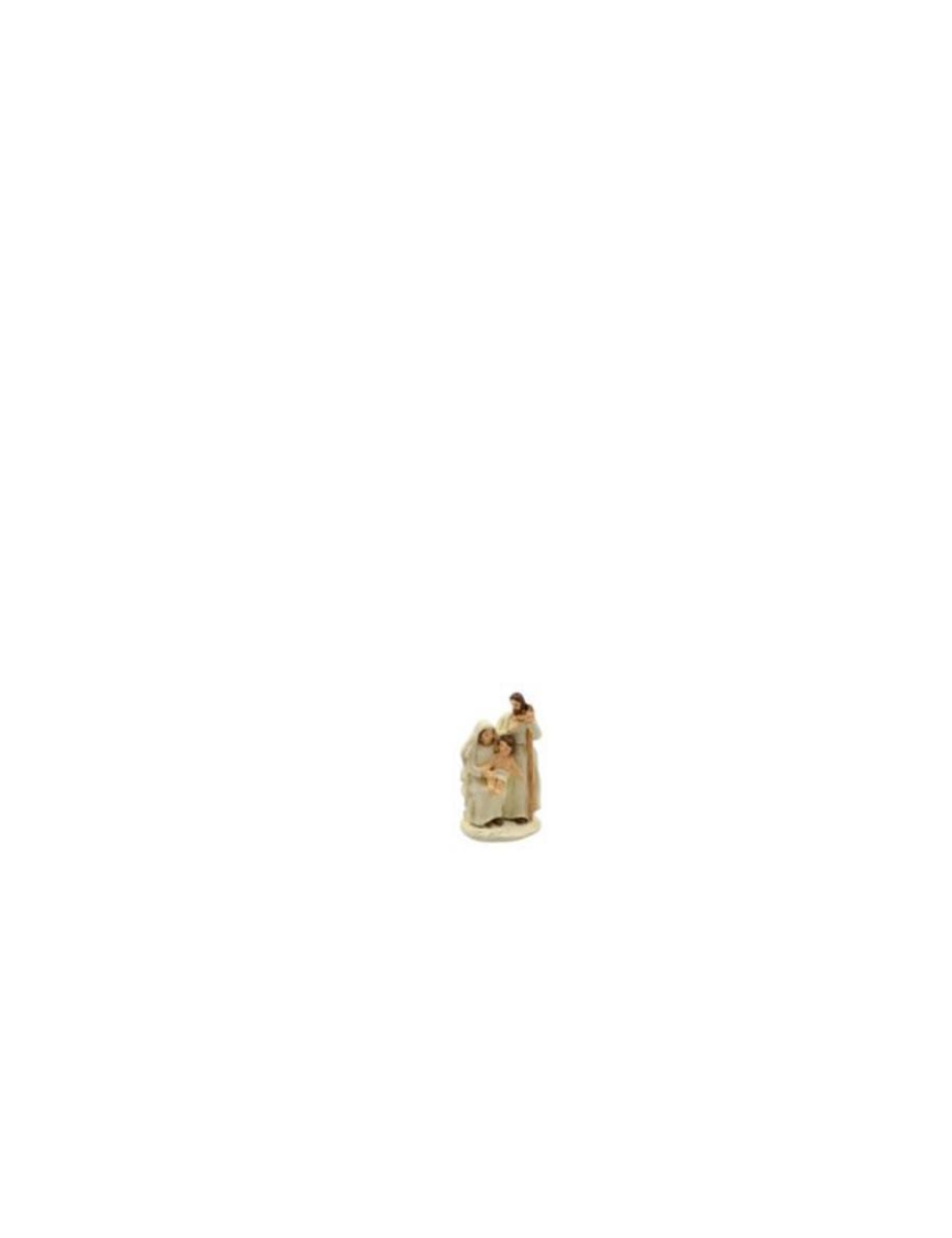 NATIVITY WHITE RESIN 8cm