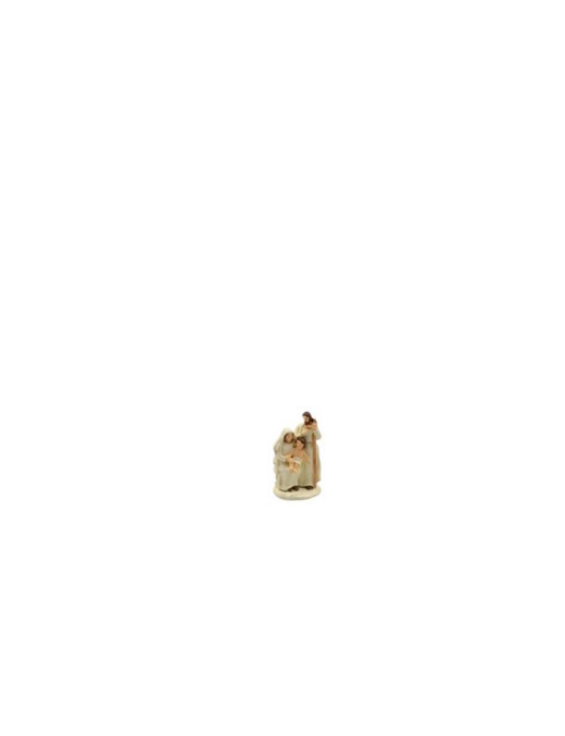 NATIVITY WHITE RESIN 8cm