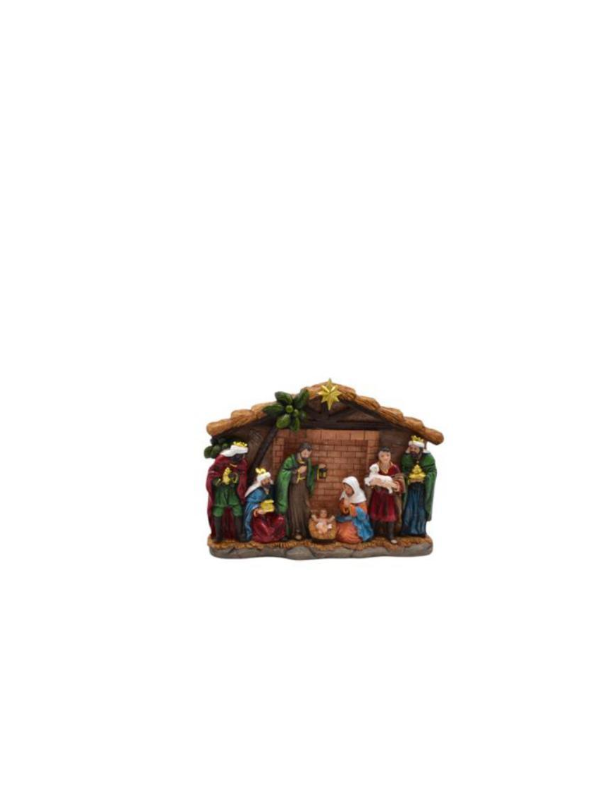 NATIVITY RESIN COLOR 22x15cm