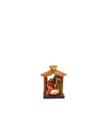NATIVITY RESIN COLOR 13x16cm