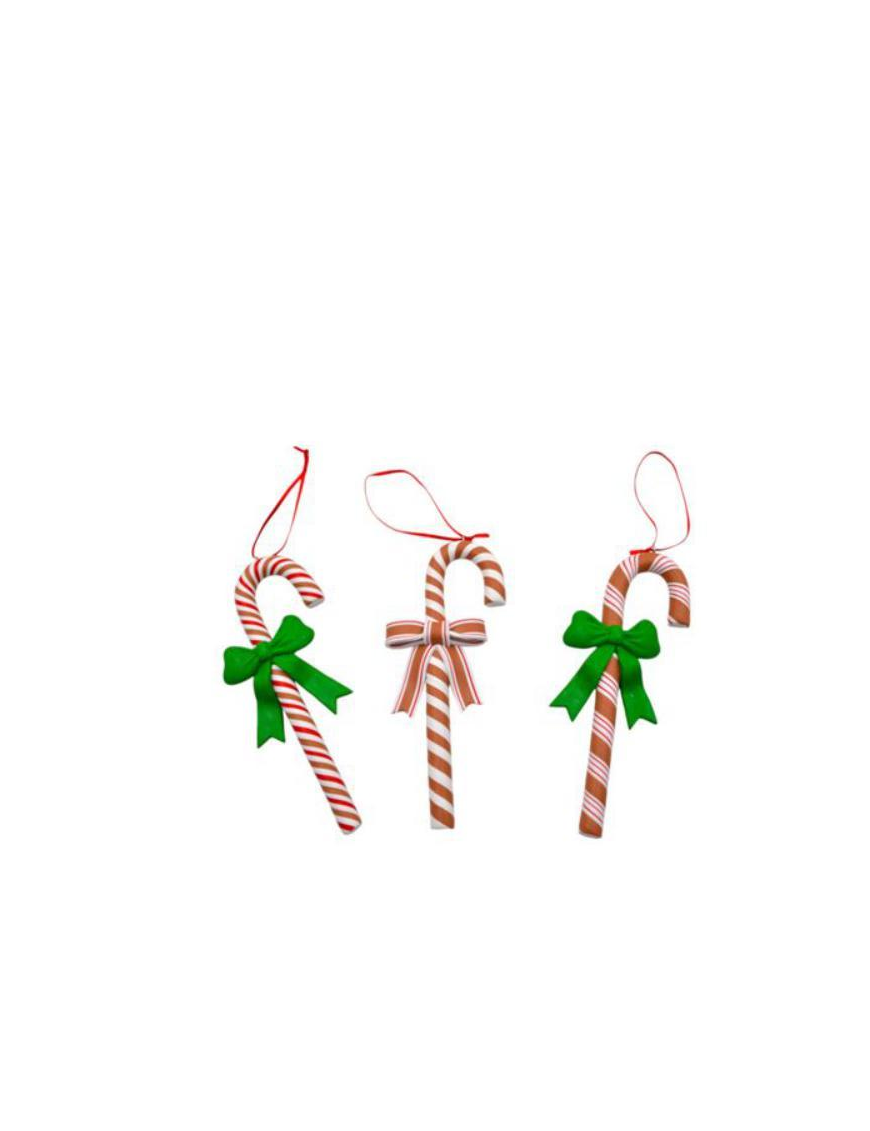 RESIN CANDY STICK HANGER 17cm
