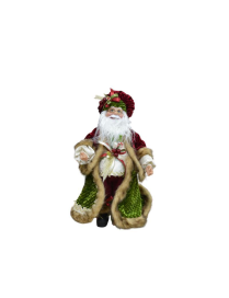 BABBO CON CAPPOTTO VERDE 65cm