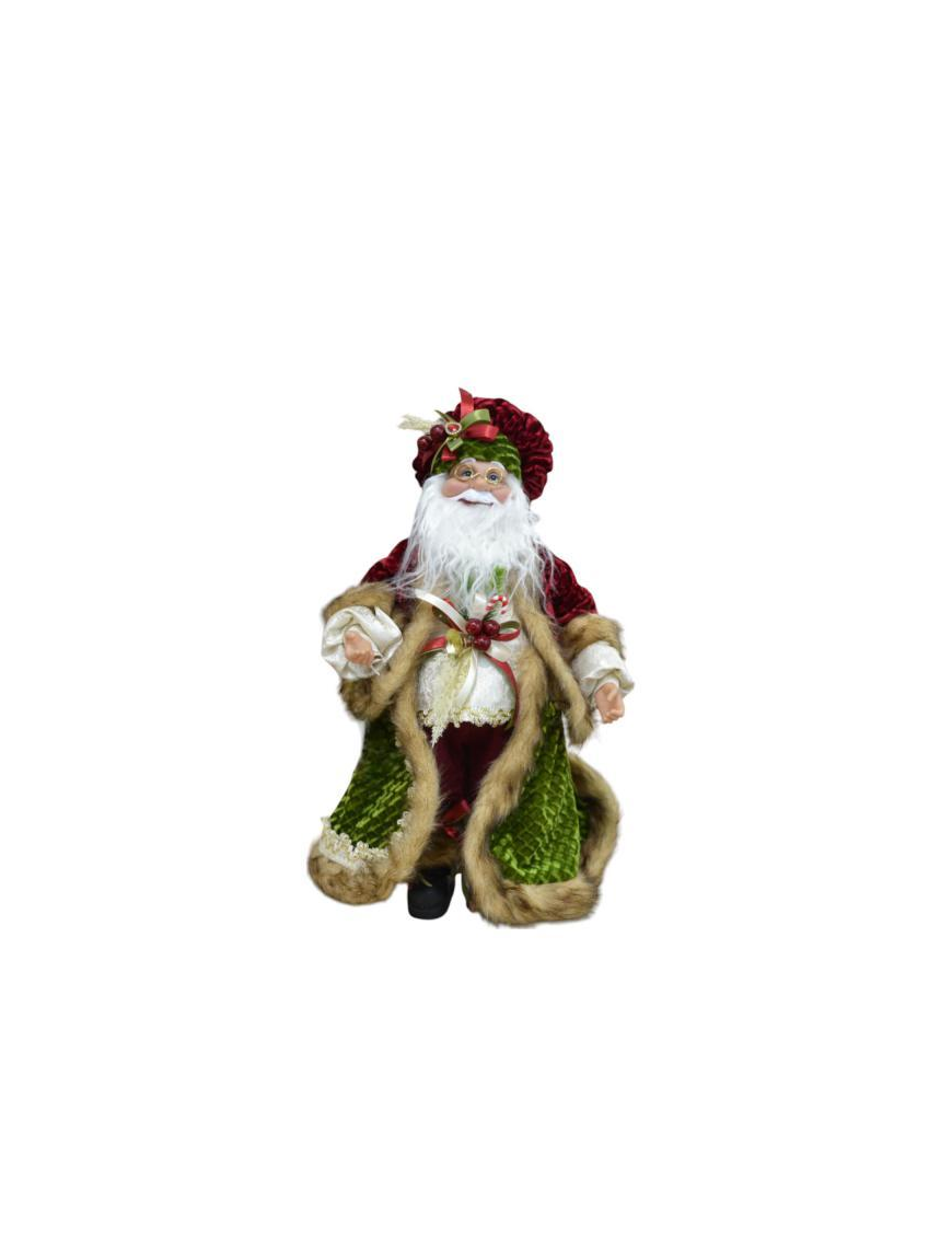 BABBO CON CAPPOTTO VERDE 65cm