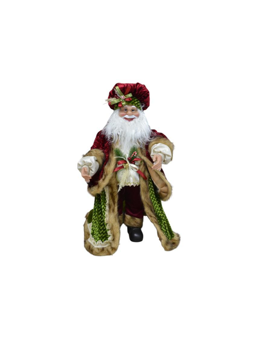 BABBO CON CAPPOTTO VERDE 90cm