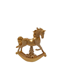 L.BUBBLE ORO CAVALLO A DONDOLO 19x21 A96