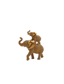 L.BUBBLE ORO ELEFANTE 18x17cm A80