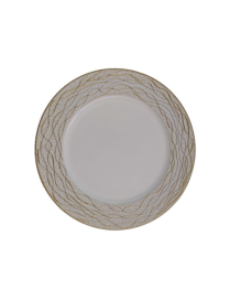 SOTTOPIATTO PLASTICA 33cm DORATO E17