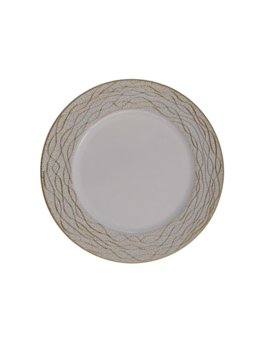SOTTOPIATTO PLASTICA 33cm DORATO E17