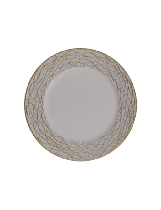 SOTTOPIATTO PLASTICA 33cm DORATO E17