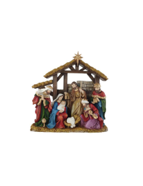 NATIVITA' RESINA COLOR 24x25cm 923035