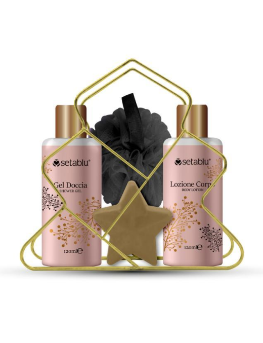 4-piece Christmas Tree Gift Set in Metal Packaging