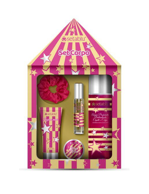 SET REGALO 4pezzi CONFEZIONE TENDA DA  CIRCO