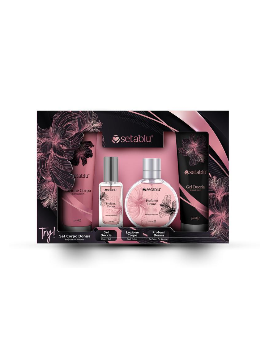 SET REGALO 4pezzi  PROFUMAZIONE DONNA 1