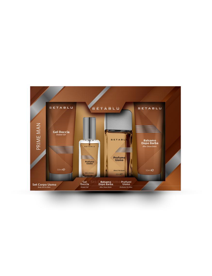 SET REGALO 4pezzi  PROFUMAZIONE UOMO 2