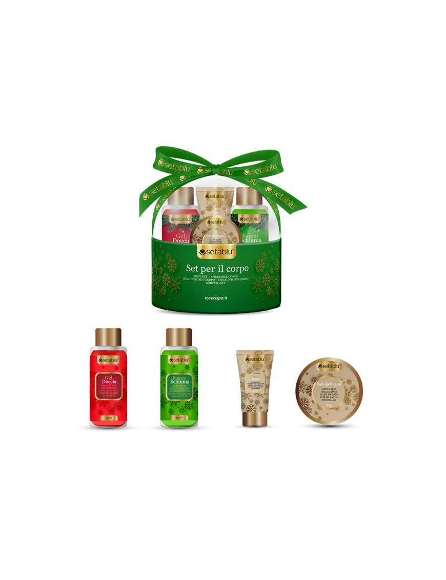 SET REGALO 4pz SFERA NATALIZIA 62750