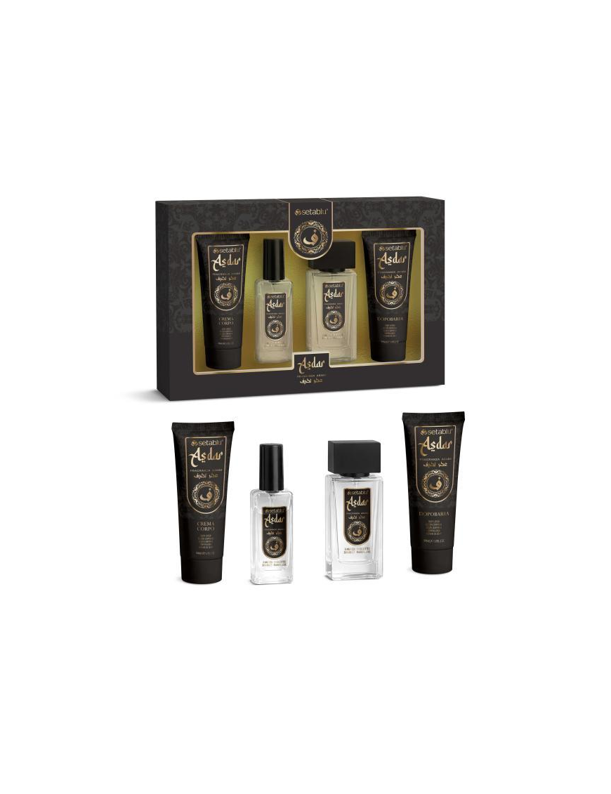 SET REGALO 4pz PROFUMAZIONE UOMO 62774