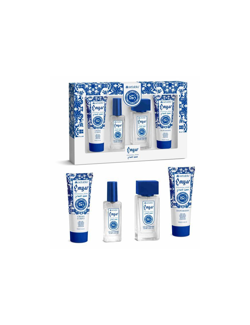 SET REGALO 4pz PROFUMAZIONE UOMO 62777