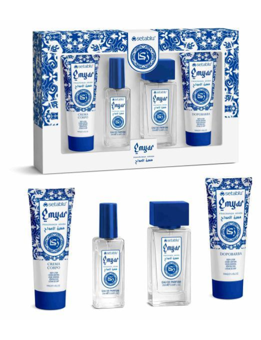 SET REGALO 4pz PROFUMAZIONE UOMO 62777
