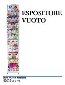 ESPOSITORE VUOTO L.MEDICALE 60GANCI