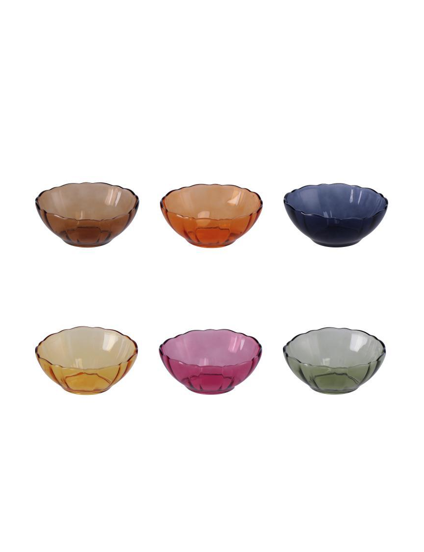 L.VIREL CIOTOLE VETRO 6pz 13x6cm 129680