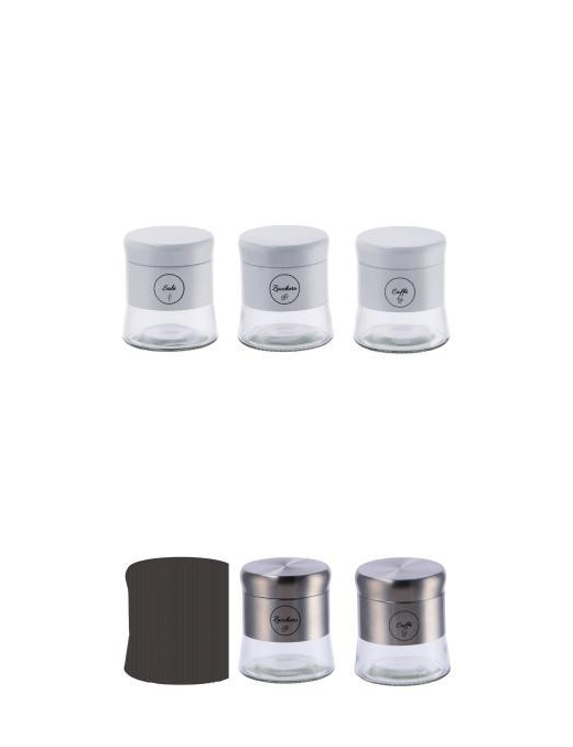 L.VETRO+PLAST. BARATTOLI 3pz 10cm 132099
