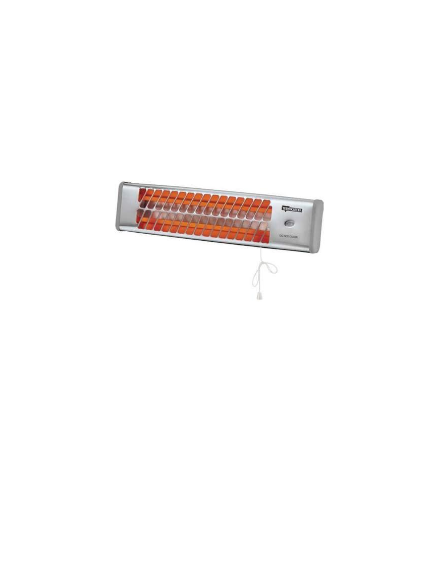 STUFA QUARZO PARETE INTERNA ED ESTERNA 600-1200W